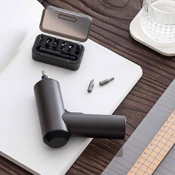 Xiaomi Mi Cordless Screwdriver Gris con 12 Puntas de Precisión